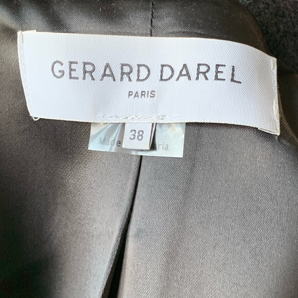 Gerard Darel GRAY Wool Blend Coat - Picture 5 of 8